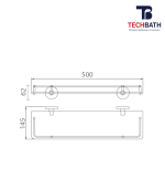 Kệ dưới gương TECHBATH T1206.04 - Ảnh 2