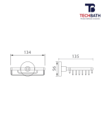Kệ để xà phòng TECHBATH T1204.05 - Ảnh 2