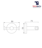 Móc treo quần áo TECHBATH T1203.23 - Ảnh 2