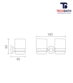 Kệ để cốc TECHBATH T1310.01 - Ảnh 2