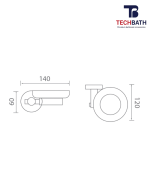 Kệ xà phòng TECHBATH T1304.01 - Ảnh 2