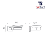 Kệ xà phòng TECHBATH T1404.01 - Ảnh 2