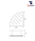 Kệ Để Đồ Nhà Tắm T1314.01 - Ảnh 2