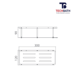 Kệ phòng tắm TECHBATH T1514.11 - Ảnh 2