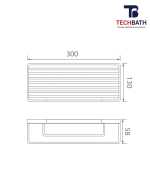 Kệ phòng tắm TECHBATH T1314.07 - Ảnh 2