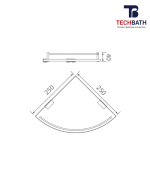 Kệ phòng tắm TECHBATH T1214.02 - Ảnh 2