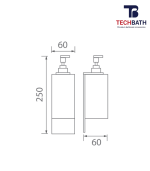 Bình xịt xà phòng TECHBATH T1716.01 - Ảnh 2