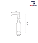 Bình xịt xà phòng TECHBATH T1816.01 - Ảnh 2
