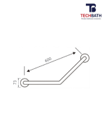 Thanh vịn TECHBATH T1318.02 - Ảnh 2