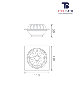 Ga thoát sàn TECHBATH T2021.10 - Ảnh 2