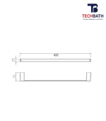 Vắt khăn đơn TECHBATH T1107.02 - Ảnh 2