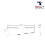 Kệ dưới gương/ Shelf TECHBATH T1106.01 - Ảnh 2