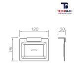 Kệ xà phòng TECHBATH T1104.01 - Ảnh 2
