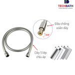 Dây Xịt Vệ Sinh 05 Lớp PVC Chịu Áp Chống Xoắn DN.01