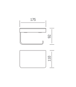 Kệ Để Giấy Vệ Sinh T1105.12 - Ảnh 2