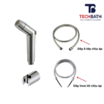 Bộ Vòi Xịt Vệ Sinh Chịu Áp Chống Xoắn T2302.03
